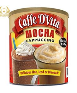 Cà phê hòa tan dạng bột Caffe D'Vita Mocha Cappuccino 1.8kg