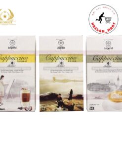 CÀ PHÊ HÒA TAN G7 TRUNG NGUYÊN LEGEND CAPPUCCINO HAZELNUT/MOCHA/COCONUT, 12 GÓI, 216GR.