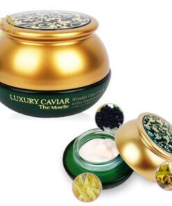 ОМОЛАЖИВАЮЩИЙ КРЕМ ДЛЯ ЛИЦА С ЭКСТРАКТОМ ЧЕРНОЙ ИКРЫ  BERGAMO LUXURY CAVIAR WRINKLE CARE CREAM