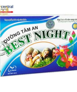 BEST NIGHT - ЭФФЕКТИВНОЕ СРЕДСТВО ДЛЯ УЛУЧШЕНИЯ СНА, 30 КАПС., ВЬЕТНАМ