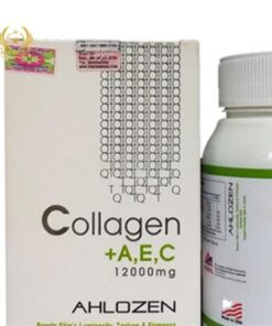 КОЛЛАГЕН С ВИТАМИНАМИ А Е С (COLLAGEN AEC AHLOZEN 12000МГ) США 180 КАПСУЛ.