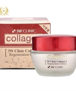 КРЕМ ДЛЯ ЛИЦА РЕГЕНЕРИРУЮЩИЙ С КОЛЛАГЕНОМ  3W CLINIC COLLAGEN CREAM (Корейский)