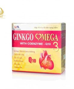 ГИНКГО БИЛОБА, ОМЕГА 3 И КОЭНЗИМ Q10 (GINKGO OMEGA-3 WITH COENZYM Q10) ВЬЕТНАМСКИЙ ПРЕПАРАТ ДЛЯ ГОЛОВНОГО МОЗГА, СЕРДЦА И ПРОТИВ СТАРЕНИЯ.