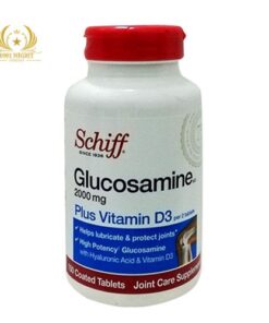 SCHIFF GLUCOSAMINE ГЛЮКОЗАМИН С ВИТАМИНОМ D3, 2000 МГ, 150 ТАБЛЕТОК