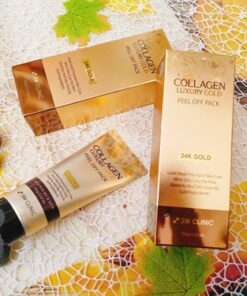 МАСКА-ПЛЕНКА С КОЛЛАГЕНОМ И ЗОЛОТОМ 3W CLINIC COLLAGEN & LUXURY GOLD PEEL OFF PACK