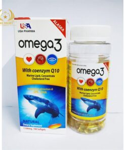 ОМЕГА 3 OMEGA 3 WITH Q10Б USA PHARMA, 100 КАПСУЛ